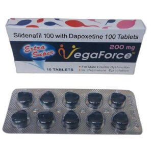 VegaForce 藍蝌蚪雙效片威而鋼雙效片 增硬持久 200mg 10顆/盒 香港屈臣氏正貨